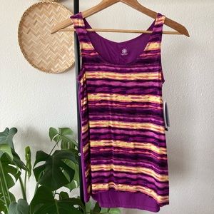 NWT! Gaiam Purple Tranquility Tank Top Size XS